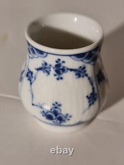 Royal Copenhagen Blue Fluted Half Lace no. 715. Very Rare Porcelain Mini Vase
