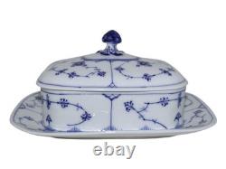 Royal Copenhagen Blue Fluted Very rare lidded box for sardines