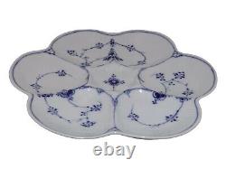 Royal Copenhagen Blue Fluted very rare plate for oysters