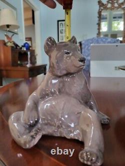 Royal Copenhagen Brown Porcelain Bear figurine Very Rare