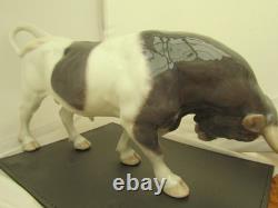 Royal Copenhagen, Bull Rc No 1205 Very Rare, Large. 1st Quality