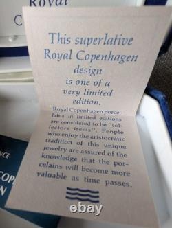 Royal Copenhagen Cufflink and Tie Pin Set. Vintage Very Limited Edition. Rare
