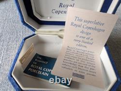 Royal Copenhagen Cufflink and Tie Pin Set. Vintage Very Limited Edition. Rare