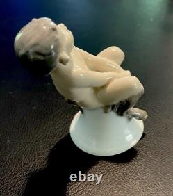 Royal Copenhagen Figurine of Faun on Bell No 1208 Very Rare