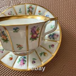Royal Copenhagen Henriette Cup and Saucer Set Of 6 Very Rare