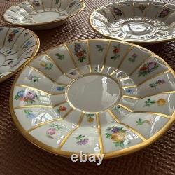 Royal Copenhagen Henriette Cup and Saucer Set Of 6 Very Rare