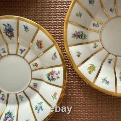 Royal Copenhagen Henriette Cup and Saucer Set Of 6 Very Rare