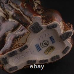 Royal Copenhagen, Knud Kyhn. Girl with Cat # 20262. DENMARK. VERY RARE