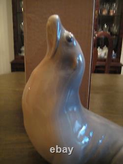 Royal Copenhagen, RARE VERY LARGE Sea Lion Seal #265, Very Fine Condition