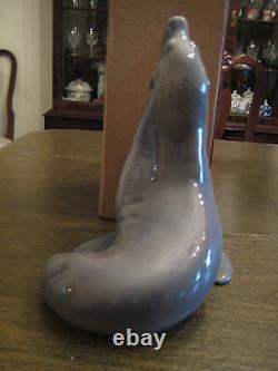 Royal Copenhagen, RARE VERY LARGE Sea Lion Seal #265, Very Fine Condition