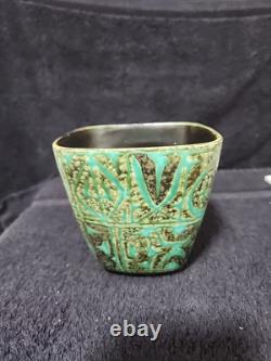 Royal Copenhagen Very RARE COLOR ceramic vase BACA Made In Denmark 1960
