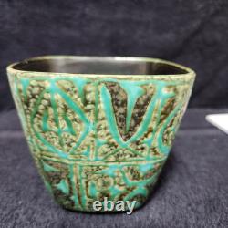 Royal Copenhagen Very RARE COLOR ceramic vase BACA Made In Denmark 1960