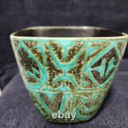 Royal Copenhagen Very RARE COLOR ceramic vase BACA Made In Denmark 1960