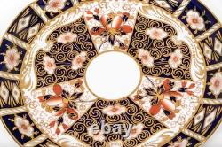 Royal Crown Derby Imari 8.5 In Plates with Scalloped Edge Very Rare 1926 Set of 8