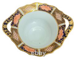Royal Crown Derby Old Imari Bowl with Handle Cir 1911 Very Rare 6 1/2 In x 4 In