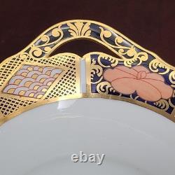 Royal Crown Derby Old Imari Bowl with Handle Cir 1911 Very Rare 6 1/2 In x 4 In