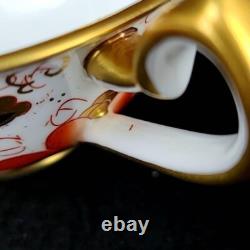 Royal Crown Derby Old Imari Cherry Blossom Cup & Saucer Set of 2 Very Rare