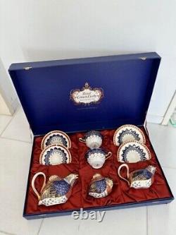 Royal Crown Derby Quail Tea Service Set Very Rare 1982