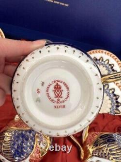 Royal Crown Derby Quail Tea Service Set Very Rare 1982