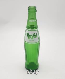 Royal Crown Ginger Ale Vintage Cola Soda Bottle 10 oz Green ACL 1982 VERY RARE