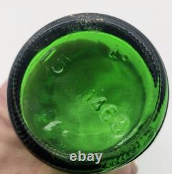 Royal Crown Ginger Ale Vintage Cola Soda Bottle 10 oz Green ACL 1982 VERY RARE