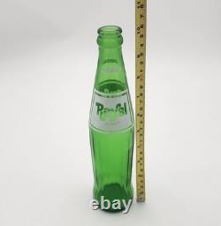 Royal Crown Ginger Ale Vintage Cola Soda Bottle 10 oz Green ACL 1982 VERY RARE