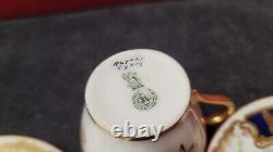 Royal Doulton 6 Cups/Saucer, Signed E Percy- VERY RARE- Stunning