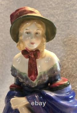 Royal Doulton A Victorian Lady HN 1345 Dated 1938 Very Rare Color