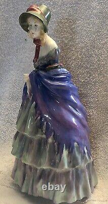Royal Doulton A Victorian Lady HN 1345 Dated 1938 Very Rare Color