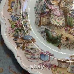 Royal Doulton Brambly Hedge Tale Of The Rose Village Plate 2004 Very Rare