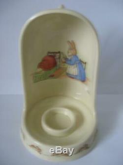 Royal Doulton Bunnykins Candle Holder Very Rare