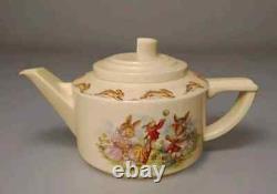 Royal Doulton Bunnykins TEA POT Barbara Vernon Playing Ball 1954-1958 VERY RARE