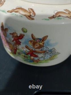 Royal Doulton Bunnykins TEA POT Barbara Vernon Playing Ball 1954-1958 VERY RARE