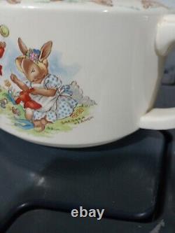 Royal Doulton Bunnykins TEA POT Barbara Vernon Playing Ball 1954-1958 VERY RARE