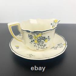 Royal Doulton Carnival 1930's very rare gravy boat on saucer Gravy and sauce jug
