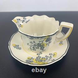 Royal Doulton Carnival 1930's very rare gravy boat on saucer Gravy and sauce jug