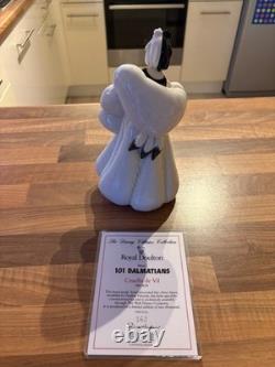 Royal Doulton Cruella da Ville, very rare mint condition certificate number 162