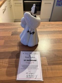 Royal Doulton Cruella da Ville, very rare mint condition certificate number 162