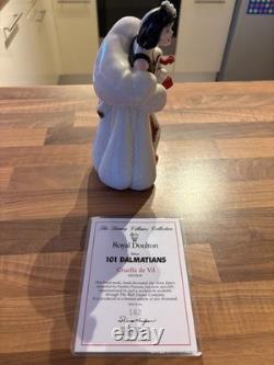 Royal Doulton Cruella da Ville, very rare mint condition certificate number 162