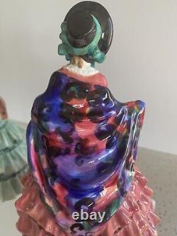 Royal Doulton Figurines Bonjour In Both Red And Green! Amazing Find! Very Rare