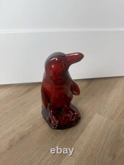 Royal Doulton Flambé Peruvian Penguin 1287 Charles Noke Signed VERY RARE