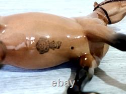 Royal Doulton Hackney Pony Very Rare Bay Gloss Vintage Model No. H261 Vgc