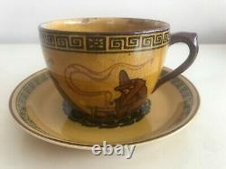 Royal Doulton Halloween Witches Series / Cup & Saucer D2735 (a8) / VERY RARE