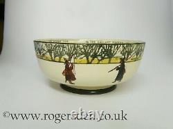 Royal Doulton Isaac Walton Ware Footed Bowl VERY RARE c1905