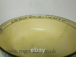 Royal Doulton Isaac Walton Ware Footed Bowl VERY RARE c1905