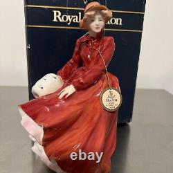 Royal Doulton Louise HN3207 Red Colorway 7.5 Very Rare Excellent