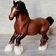 Royal Doulton Matt Bay Brown Cantering Shire Horse Very Rare Vintage Model DA45