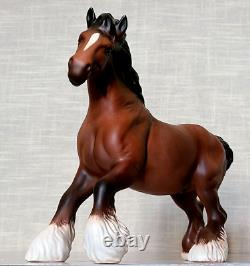 Royal Doulton Matt Bay Brown Cantering Shire Horse Very Rare Vintage Model DA45