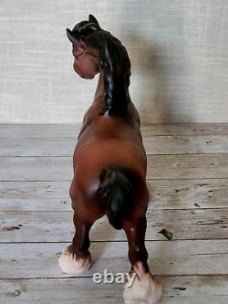 Royal Doulton Matt Bay Brown Cantering Shire Horse Very Rare Vintage Model DA45