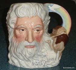 Royal Doulton Noah Character Toby Jug D7156 Rainbow Handle VERY RARE GIFT
